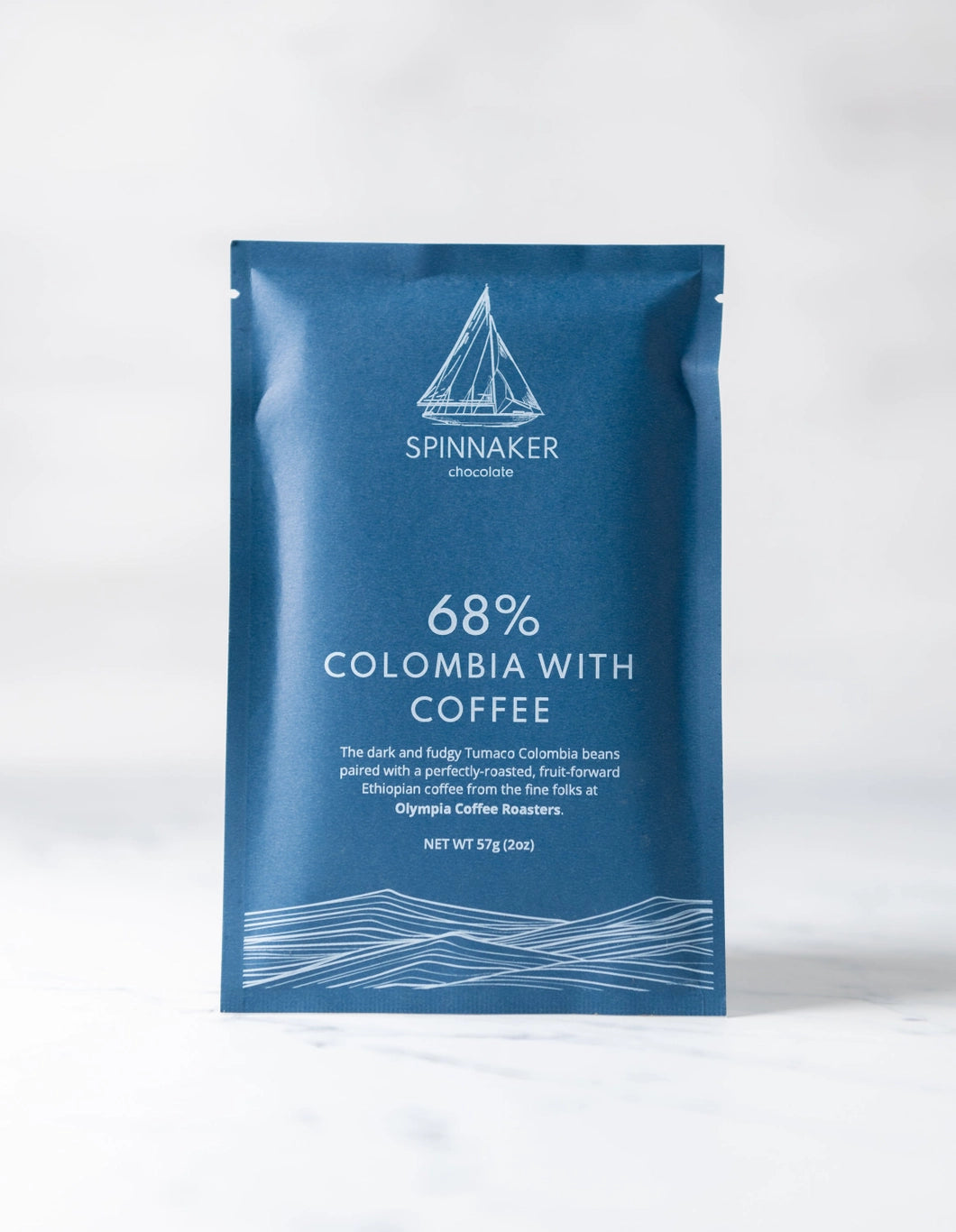 Spinnaker - 68% Dark Columbian Chocolate & Coffee