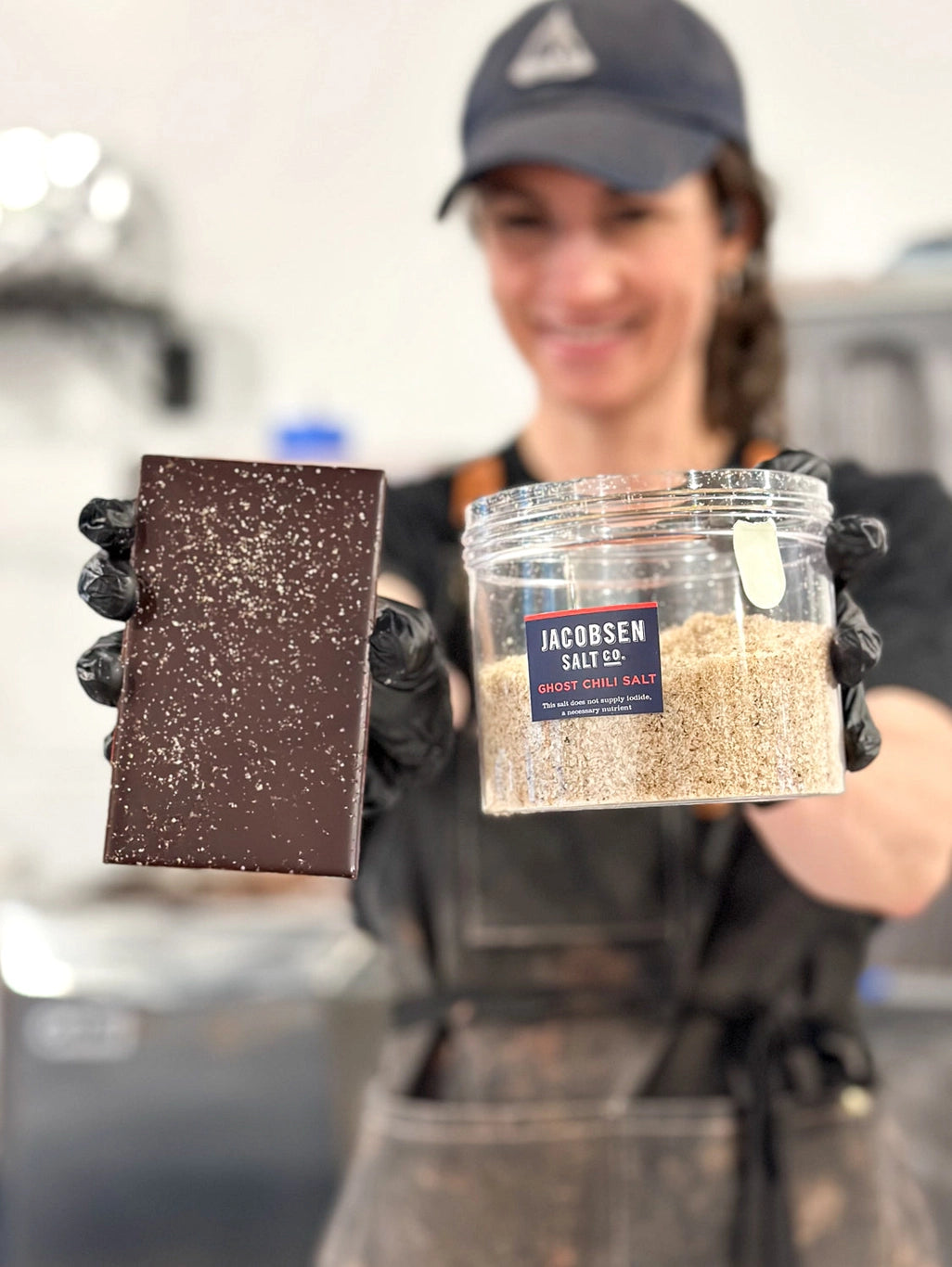 Spinnaker - 70% Dark Colombian Choc & Ghost Chili Salt Flakes