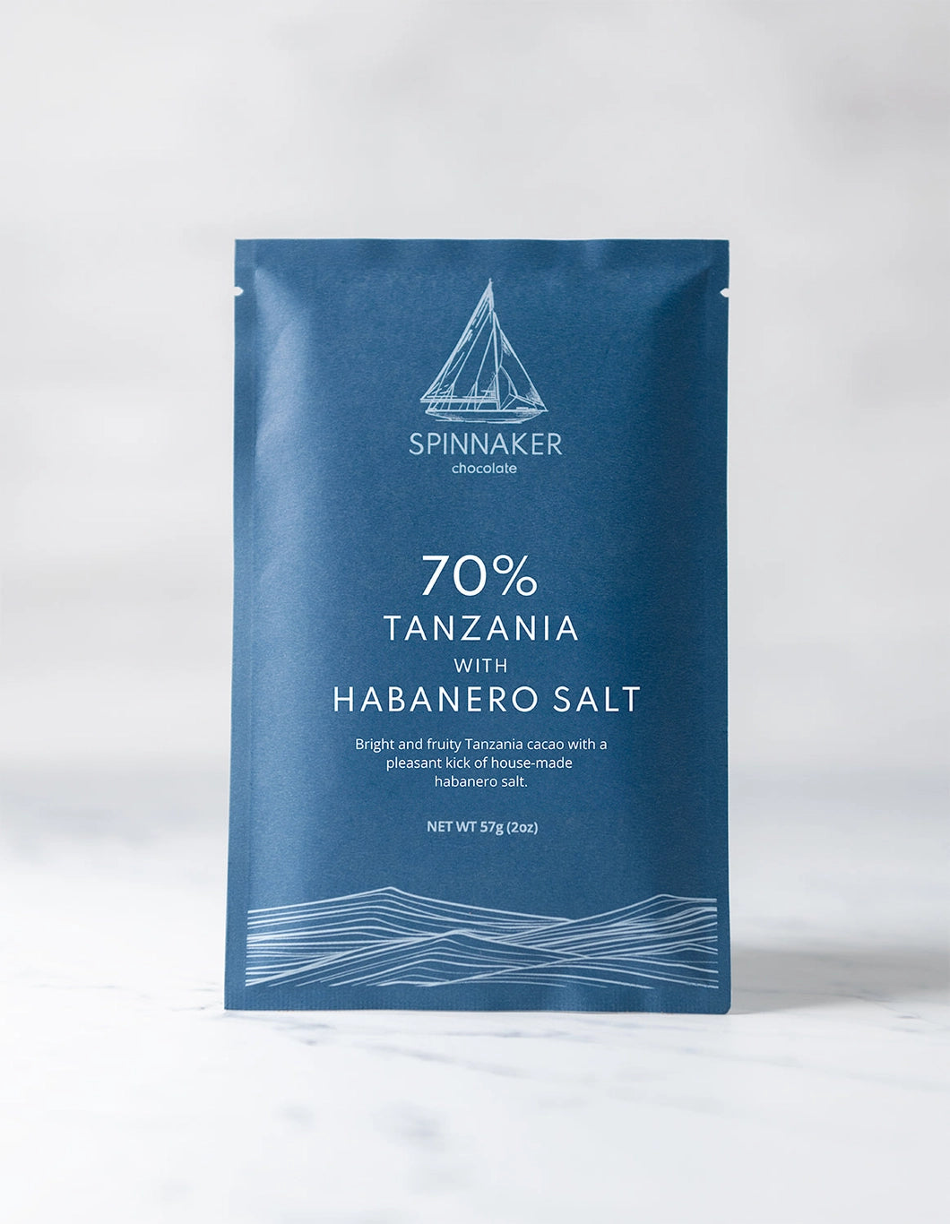Spinnaker - 70% Dark Tanzania Chocolate & Habanero Salt