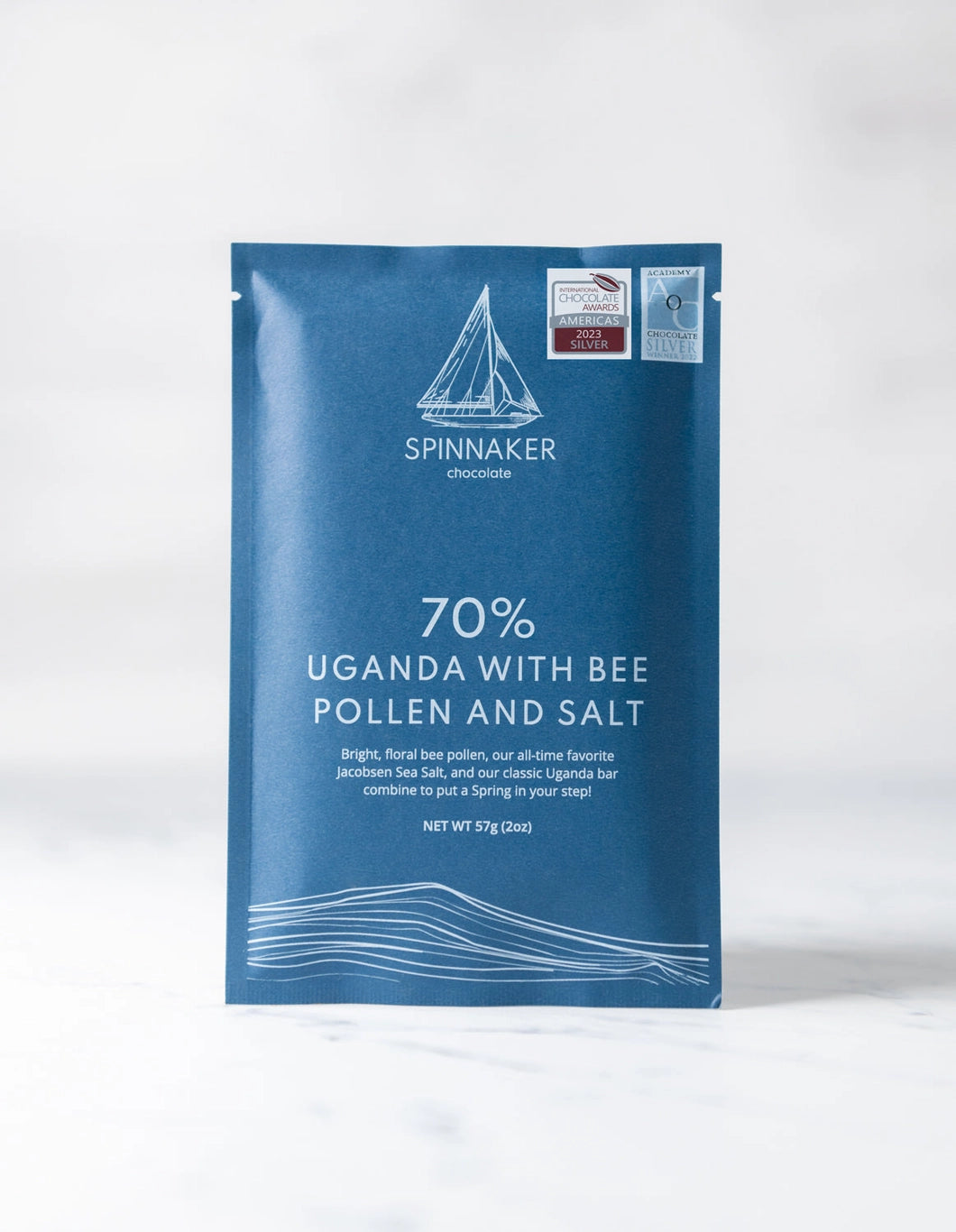 Spinnaker - 70% Dark Uganda Chocolate & Bee Pollen w/Salt